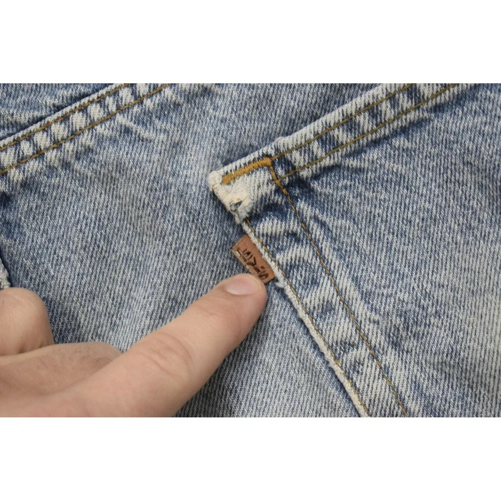VTG Levi's 545 Loose Fit Tapered Denim Blue Jeans USA MADE Mens Size 50 x 32 BIG